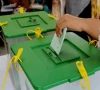 a woman casts vote during an election in pakistan photo express file
