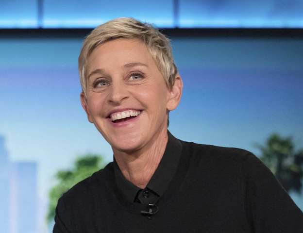 ellen degeneres debuts gray hair transformation during montecito visit after move to england ellen degeneres debuts gray hair transformation during montecito visit after move to england
