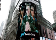 a live feed shows spacex ceo elon musk on the day of spacex s initial public offering ipo at the nasdaq marketsite in new york city u s june 12 2026 reuters