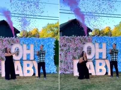 eminem daughter alaina scott reveals gender of first baby with husband matt moeller