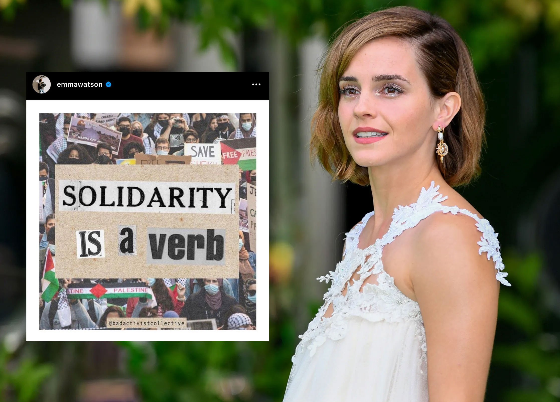 Emma Watson's pro-Palestine post irks Israel envoys