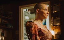 fans shave head for screening of emma stone s film bugonia fans shave head for screening of emma stone s film bugonia