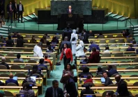 delegates walk out of the general assembly hall as israel s prime minister benjamin netanyahu arrives to address the 81st united nations general assembly unga at un headquarters in new york city us september 24 2026 reuters