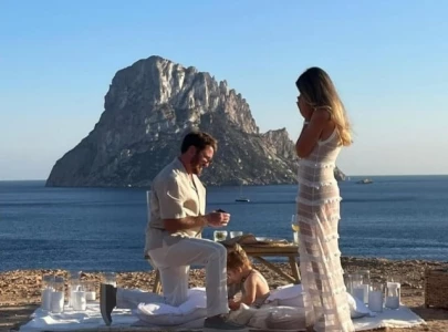 wayne lineker s daughter tia lineker engaged after a romantic beach proposal