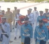 ceremony to commemorate pakistan day at mazar e quaid in karachi photo express