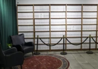 roughly 3 5 million pages of the epstein files were bound in 3 437 volumes for the exhibition angela weiss afp