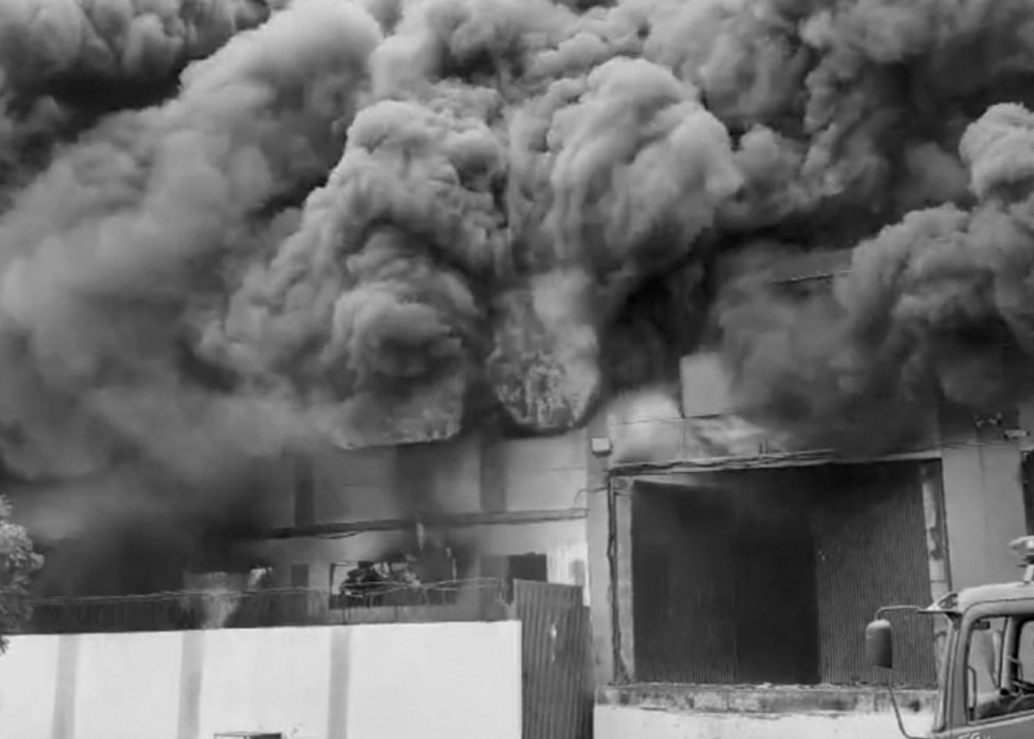 EPZ factory of used clothing gutted in fire