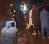 blast in lpg cylinder shop on karachi s abul hassan isphahani road left seven injured on november 1 photo express