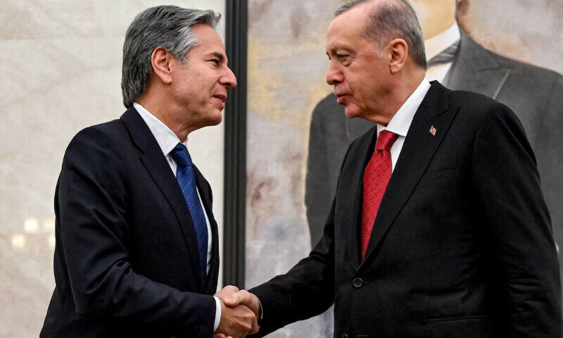 us secretary of state antony blinken met turkey s president recep tayyip erdogan photo afp