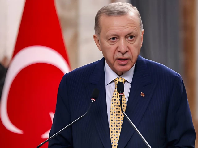 turkey s president recep tayyip erdogan speaks during a joint statement to the media in baghdad iraq april 22 2024 photo reuters turkey s president recep tayyip erdogan speaks during a joint statement to the media in baghdad iraq april 22 2024 photo reuters