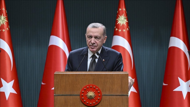 turkish president recep tayyip erdogan holds a press conference after cabinet meeting in ankara turkiye on december 12 2022 photo anadolu agency turkish president recep tayyip erdogan holds a press conference after cabinet meeting in ankara turkiye on december 12 2022 photo anadolu agency