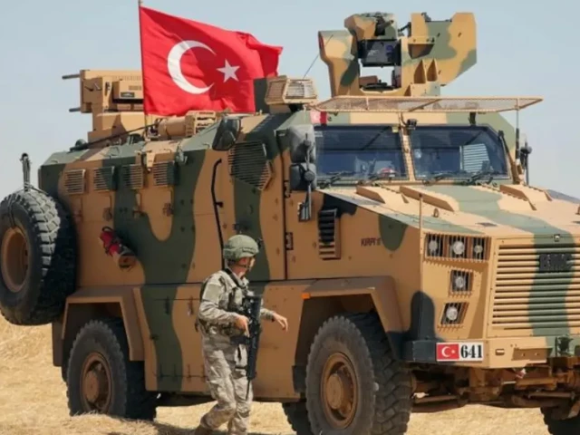 a turkish soldier walks next to a turkish military vehicle file photo reuters a turkish soldier walks next to a turkish military vehicle file photo reuters