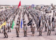 members of the islamic revolution guards corps irgc navy participate in an exercise in abu musa island in this picture obtained on august 2 2023 irgc wana west asia news agency handout via reuters file photo