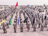 members of the islamic revolution guards corps irgc navy participate in an exercise in abu musa island in this picture obtained on august 2 2023 irgc wana west asia news agency handout via reuters file photo