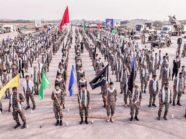members of the islamic revolution guards corps irgc navy participate in an exercise in abu musa island in this picture obtained on august 2 2023 irgc wana west asia news agency handout via reuters file photo members of the islamic revolution guards corps irgc navy participate in an exercise in abu musa island in this picture obtained on august 2 2023 irgc wana west asia news agency handout via reuters file photo