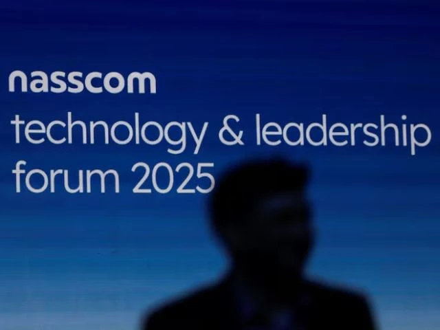 a man walks during the nasscom technology and leadership forum 2025 in mumbai india february 25 2025 reuters a man walks during the nasscom technology and leadership forum 2025 in mumbai india february 25 2025 reuters