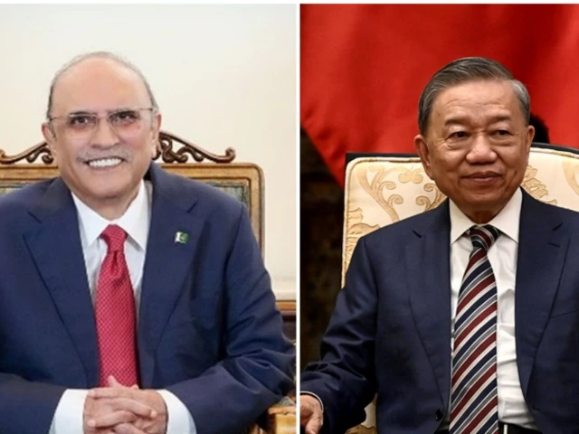 Pakistan, Vietnam reaffirm ties as Zardari congratulates Vietnamese president
