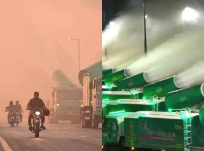 anti smog guns risk aggravating water scarcity in lahore