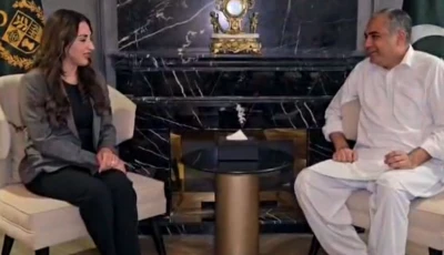 mohsin naqvi met natalie baker in islamabad on wednesday april 23 2026