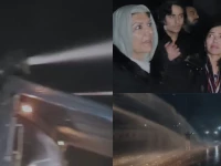 water cannon breaks up aleema khan s sit in at adiala jail
