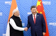 chinese president xi jinping and india prime minister narendra modi meet on the sidelines of the brics summit in kazan russia october 23 2024 china daily via reuters