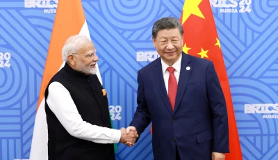 chinese president xi jinping and india prime minister narendra modi meet on the sidelines of the brics summit in kazan russia october 23 2024 china daily via reuters