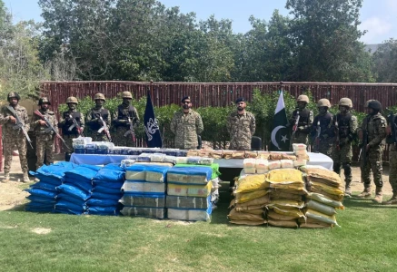 the pakistan coast guards and pakistan navy seized a large consignment of narcotics worth around 110 million during a joint operation in gawadar on saturday march 7 2026