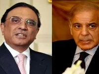 a combination picture of president asif ali zardari l and prime minister shehbaz sharif r photo file