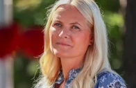 norway s crown princess mette marit looks on during a memorial service as norway marks ten years since the oslo and utoeya island attacks on utoeya island norway on july 22 2021 ntb via reuters