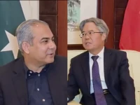 federal interior minister mohsin naqvi discusses counter terrorism business safety and police cooperation with chinese ambassador jiang zedong in islamabad on march 27 2026