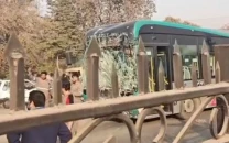 brt bus crashes between university of peshawar islamia college stations brt bus crashes between university of peshawar islamia college stations