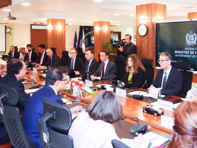 finance minister chairs the kick off meeting with the visiting imf review mission at the finance division today source x
