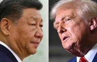 this combination of pictures created on june 05 2025 shows l r chinese president xi jinping at the kremlin in moscow on may 8 2025 and us president donald trump at us steel   irvin works in west mifflin pennsylvania may 30 2025 afp