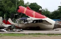 wreckage of the air india boeing 787 8 dreamliner plane sits on the open ground outside sardar vallabhbhai patel international airport where it took off and crashed nearby shortly afterwards in ahmedabad india photo reuters
