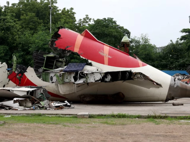 wreckage of the air india boeing 787 8 dreamliner plane sits on the open ground outside sardar vallabhbhai patel international airport where it took off and crashed nearby shortly afterwards in ahmedabad india photo reuters wreckage of the air india boeing 787 8 dreamliner plane sits on the open ground outside sardar vallabhbhai patel international airport where it took off and crashed nearby shortly afterwards in ahmedabad india photo reuters