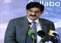 cm sindh addressing mining technical conference 2026 held under the auspices of sindh engro coal mining company secmc in karachi photo radio pakistan