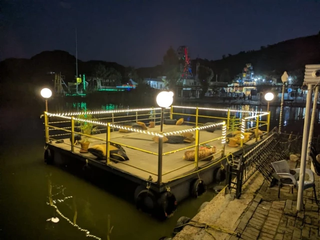 floating restaurant at hiran minar ready