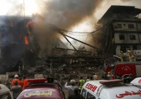 fire at karachi s gul plaza source reuters