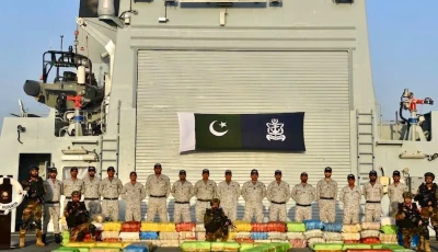 pakistan navy ships seize narcotics worth 750m in arabian sea photo ispr