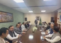 govt pti negotiating committees hold talks at na speaker s office photo x
