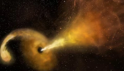 an artist s concept of a tidal disruption event that happens when a star passes fatally close to a supermassive black hole photo reuters
