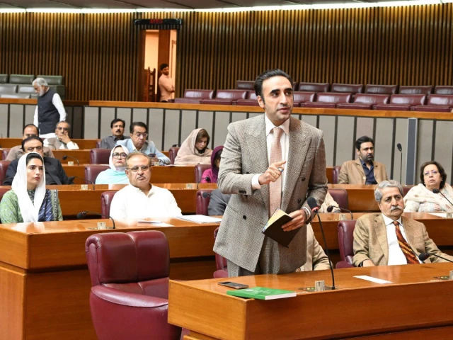 ppp chairman bilawal bhutto zardari addressing the session of the national assembly photo x ppp media cell ppp chairman bilawal bhutto zardari addressing the session of the national assembly photo x ppp media cell