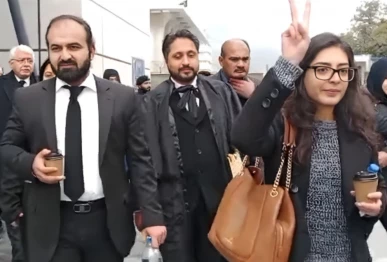 lawyer and rights activist imaan mazari and her husband advocate hadi ali chattha photo express