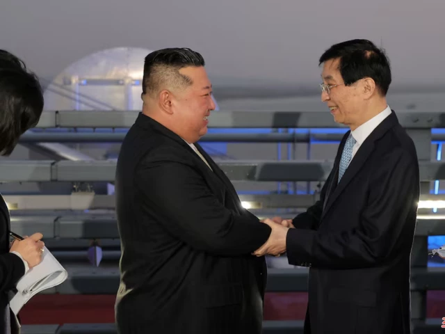 north korean leader kim jong un shakes hands with chinese people s political consultative conference cppcc chairman wang huning during kim s visit to dandong liaoning province china october 24 2026 photo reuters north korean leader kim jong un shakes hands with chinese people s political consultative conference cppcc chairman wang huning during kim s visit to dandong liaoning province china october 24 2026 photo reuters