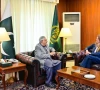 british high commissioner jane marriott called on deputy prime minister and foreign minister ishaq dar at the mofa photo x