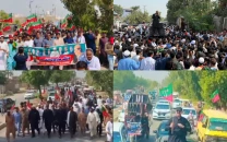 pti begins first phase of long march amid mounting political tensions