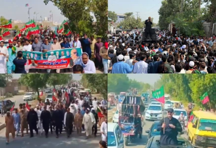 pti begins first phase of long march amid mounting political tensions