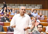 interior minister mohsin naqvi addressing the joint session of parliament photo national assembly