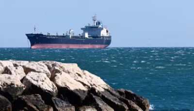 an oil tanker anchors near the oil hub of the port of fos lavera at sunset near marseille southern france photo reuters