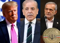 us president donald trump l prime minister shehbaz sharif c and iran president masoud pezeshkian r photos file us president donald trump l prime minister shehbaz sharif c and iran president masoud pezeshkian r photos file